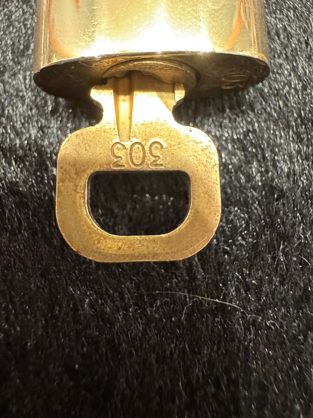 Louis Vuitton Brass Padlock with Key #303 - Picture 2 of 4